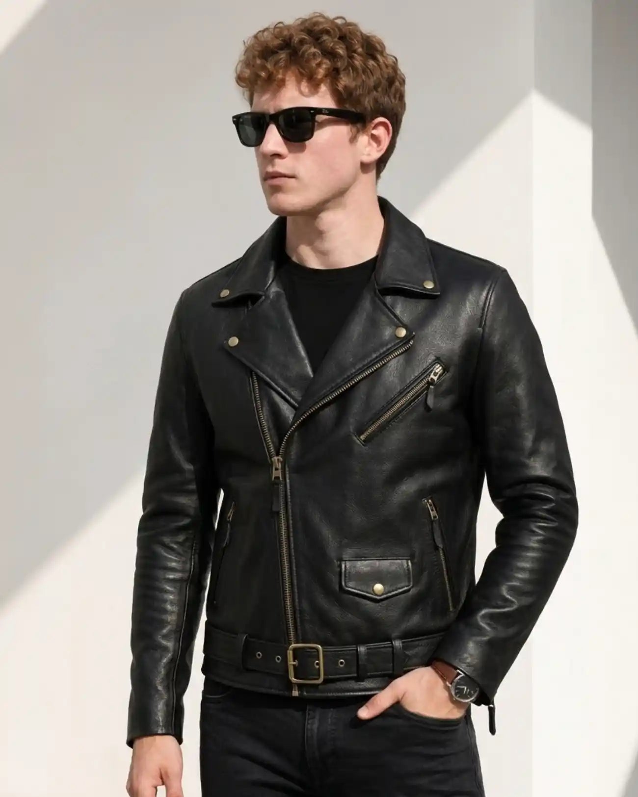 Mens Motorcycle Leather Jackets for Sale, Biker Leather Jackets UK