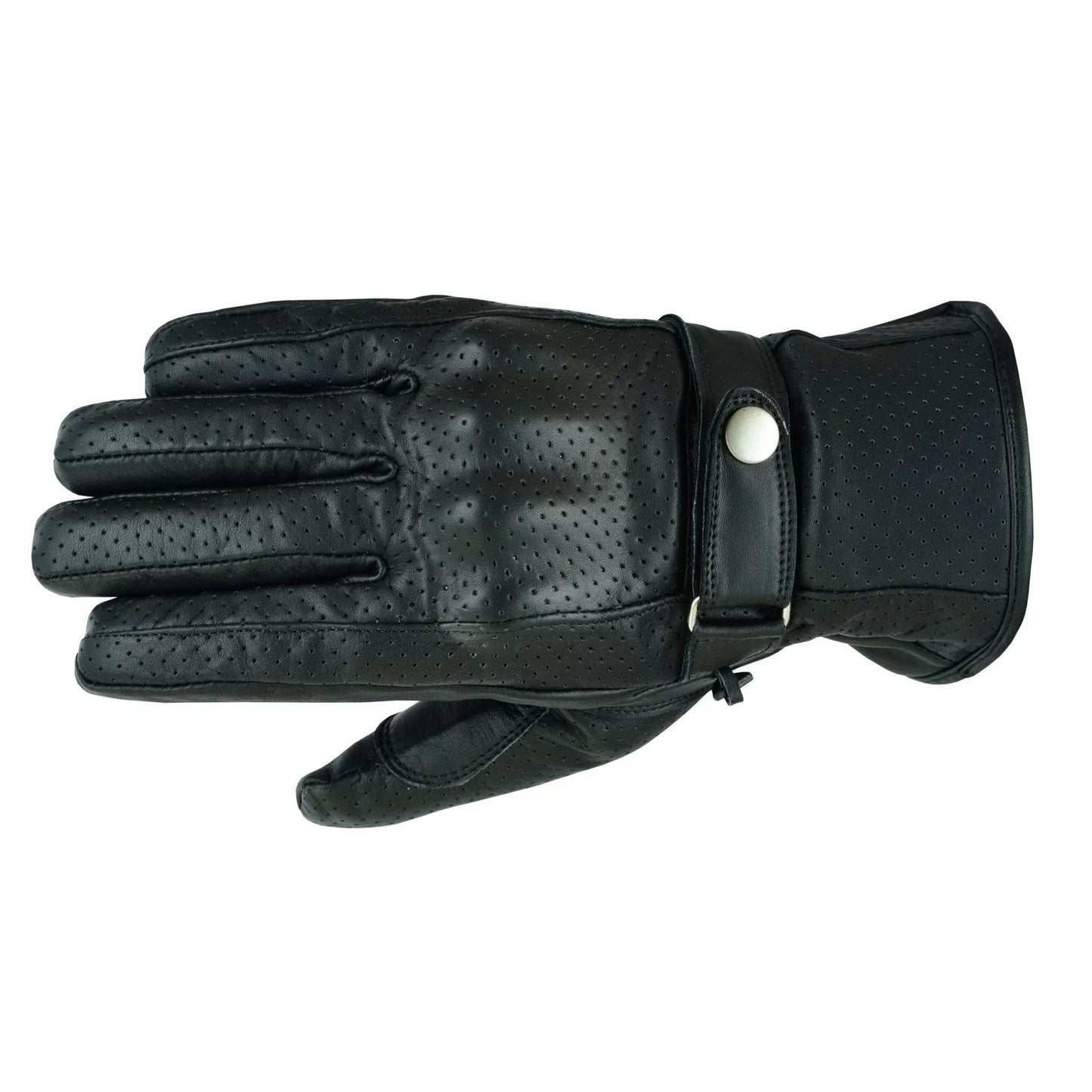 gallanto brown motorcycle armoured leather summer vented gloves -