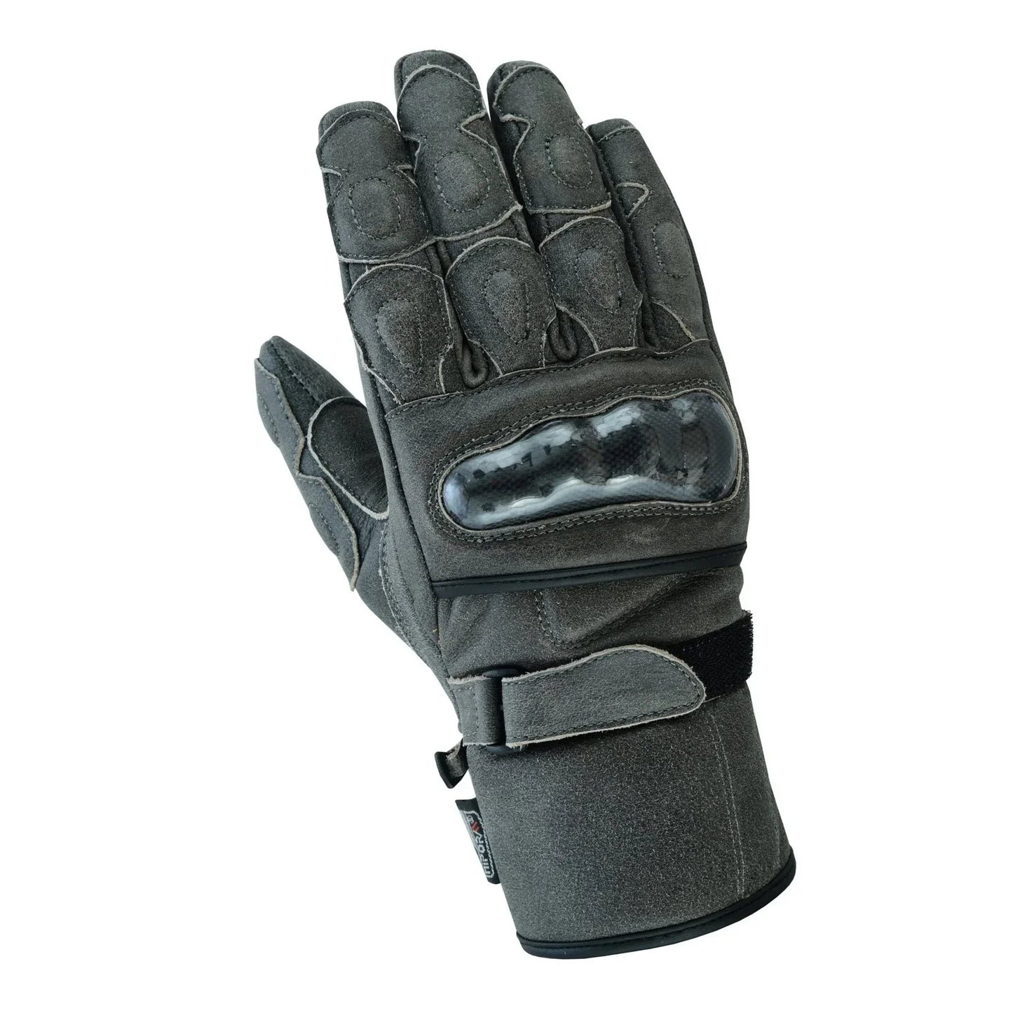 gallanto stonewash motorcycle armoured thinsulate leather gloves -