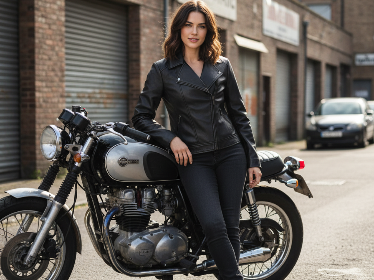 How Should a Motorcycle Jacket Fit on a Woman?