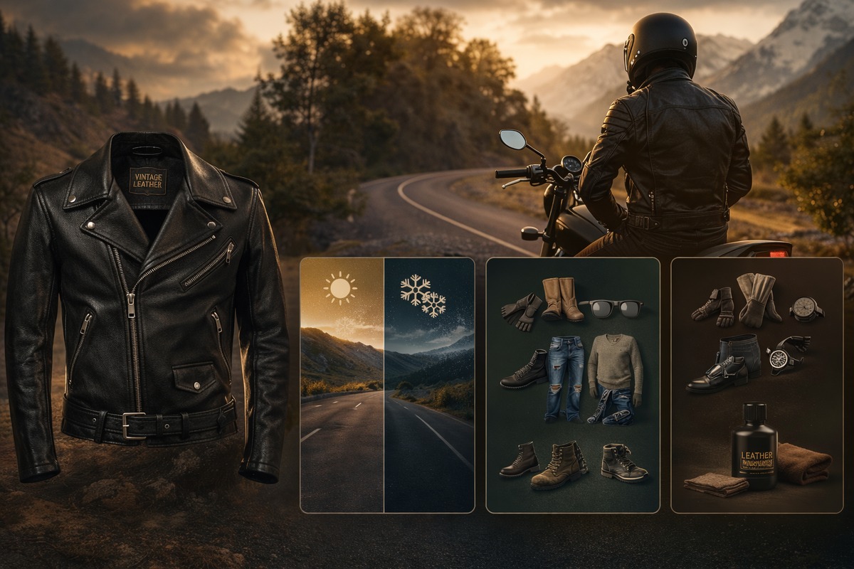 Discover the complete guide to leather biker jackets.