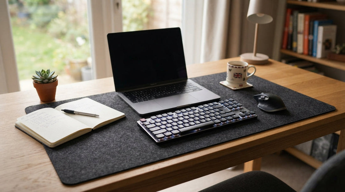 What are the benefits of using a desk mat?