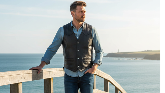 How Men Can Style Leather Vests in Their Casual Wardrobe