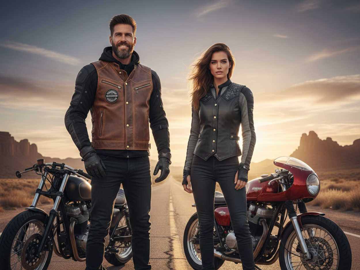 How to Choose the Perfect Biker Waistcoat: A Guide for Men and Women Riders