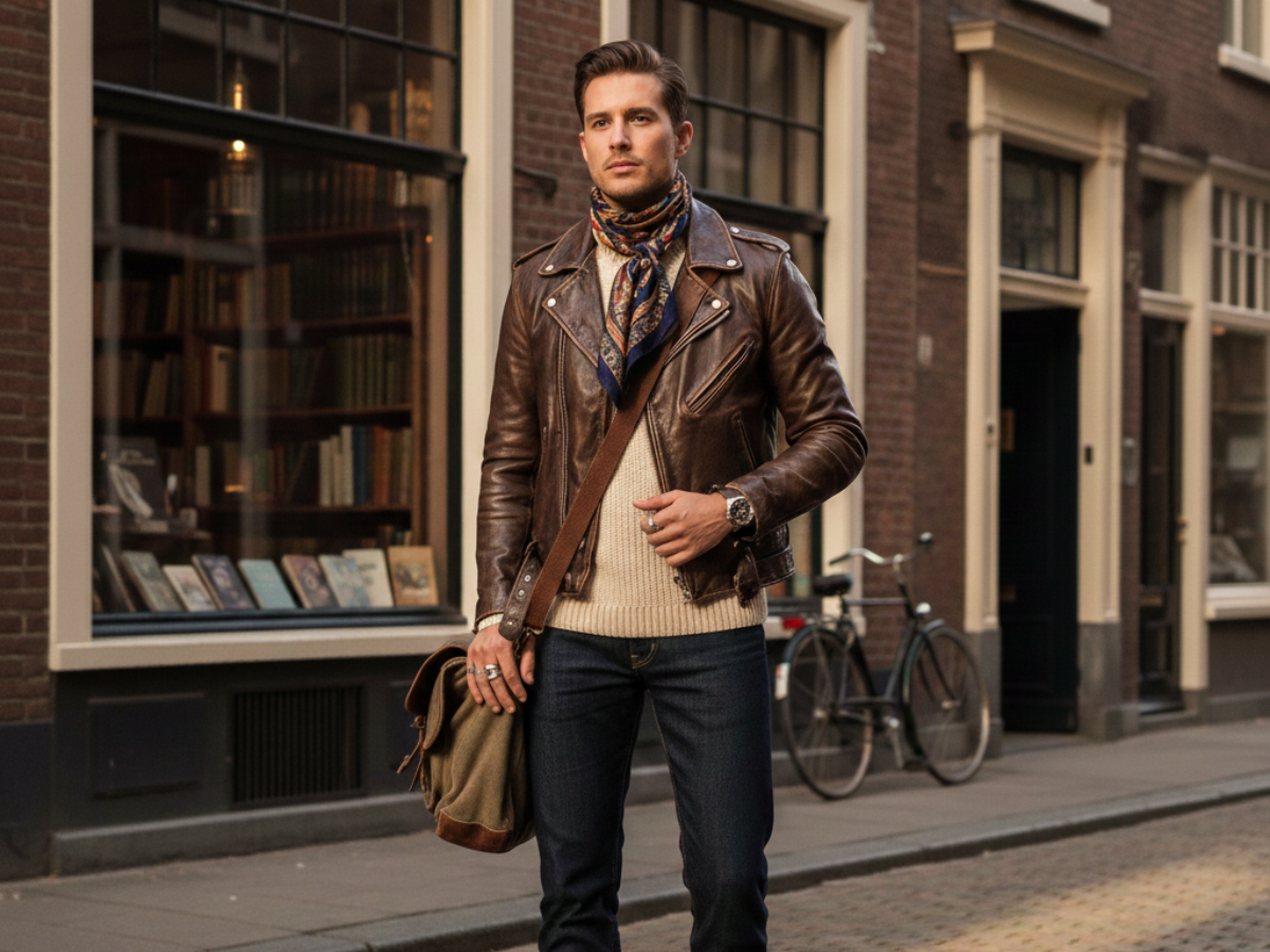 What to Wear with a Vintage Leather Jacket – Styling Guide