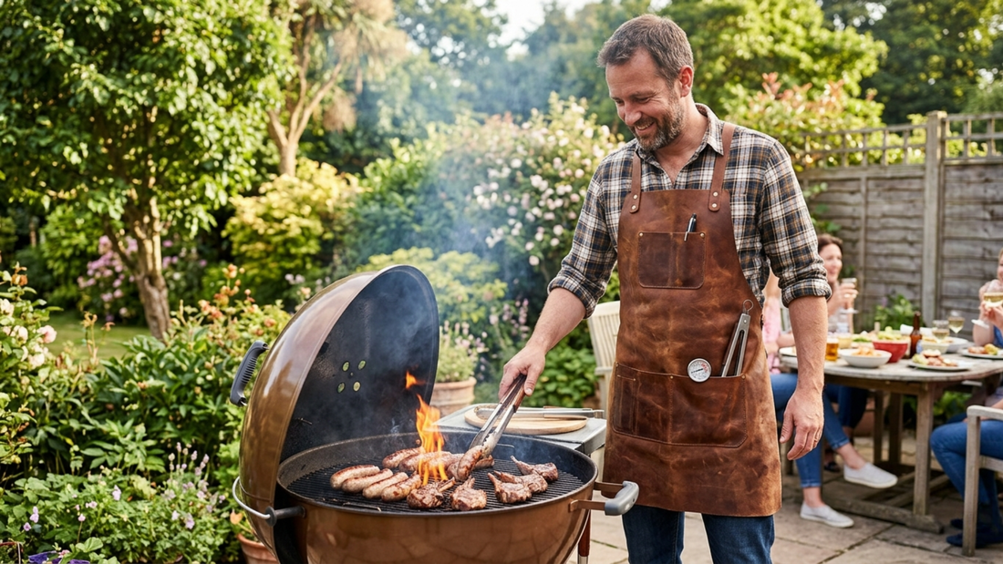 Why Real Leather is the Safest Choice for British Backyard BBQ Masters
