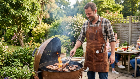Why Real Leather is the Safest Choice for British Backyard BBQ Masters