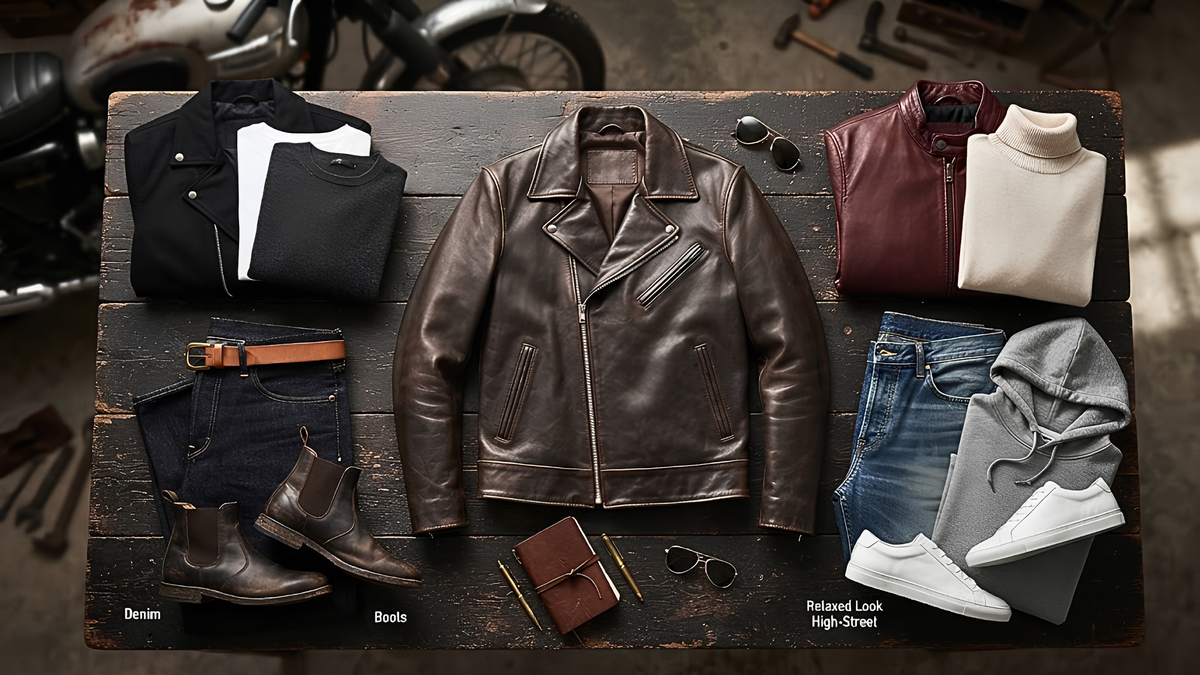 How to Style Leather Biker Jackets for Men