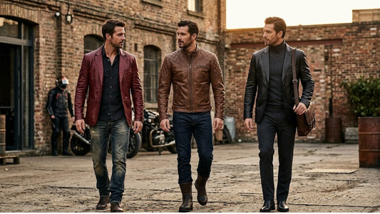 Shop the Latest Trends in Men’s Luxury Fashion Leather Jackets