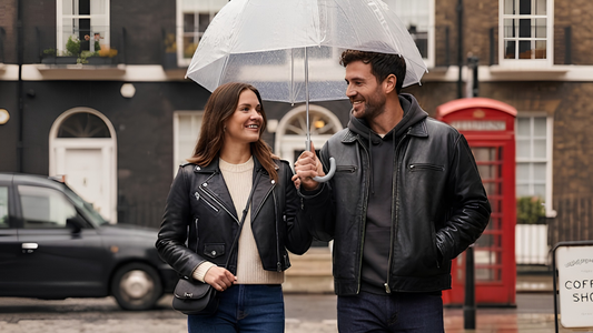 Which black leather jacket styles are trending this season?