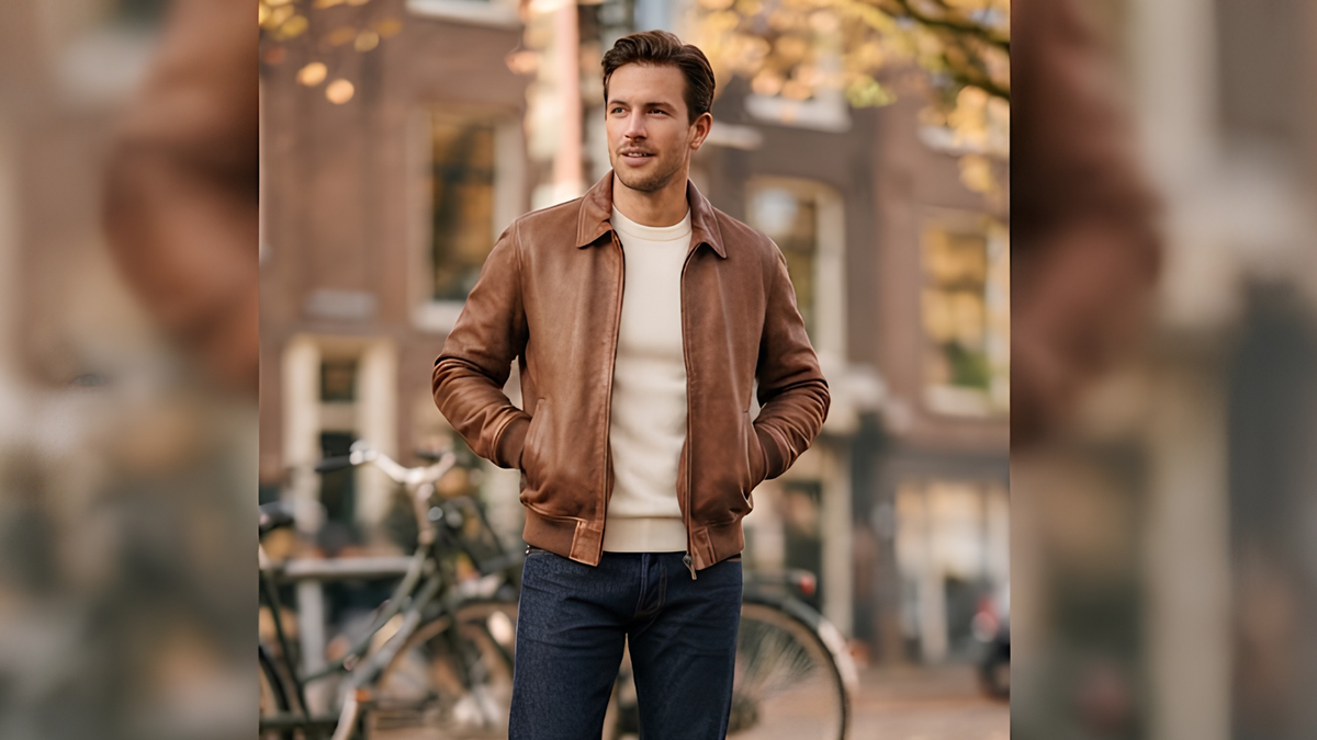Is a Brown Leather Jacket Bomber Good for Casual Outfits?