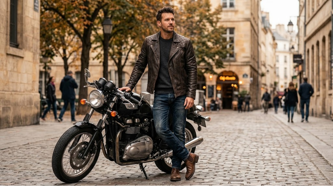Buy Sleek and Modern Men’s Fashion Leather Jackets Online