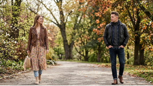 Spring vs. Autumn: How to Transition Your Fashion Leather Jacket