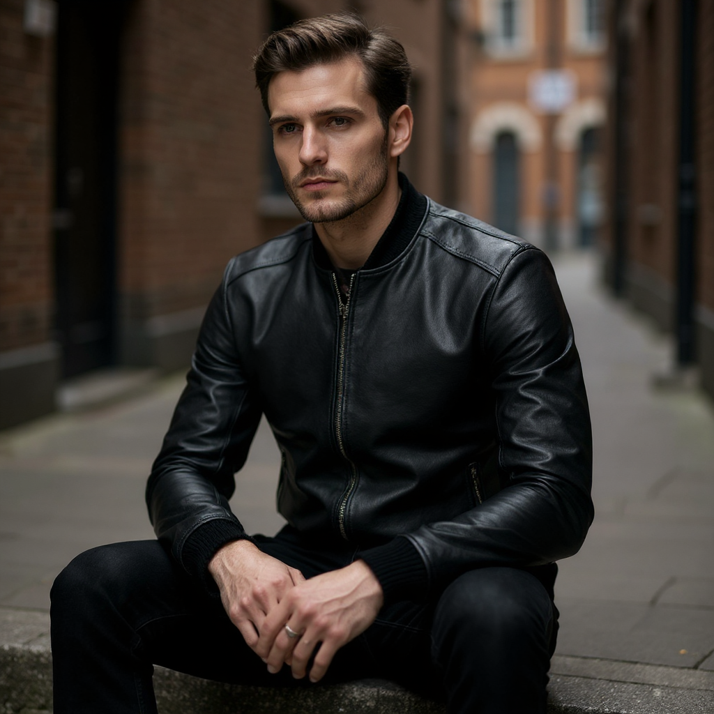 How to Wear a Leather Bomber Jacket: A Style Guide