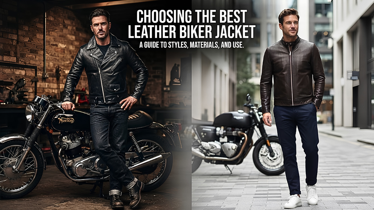 Which Leather Biker Jacket Is Best for Men