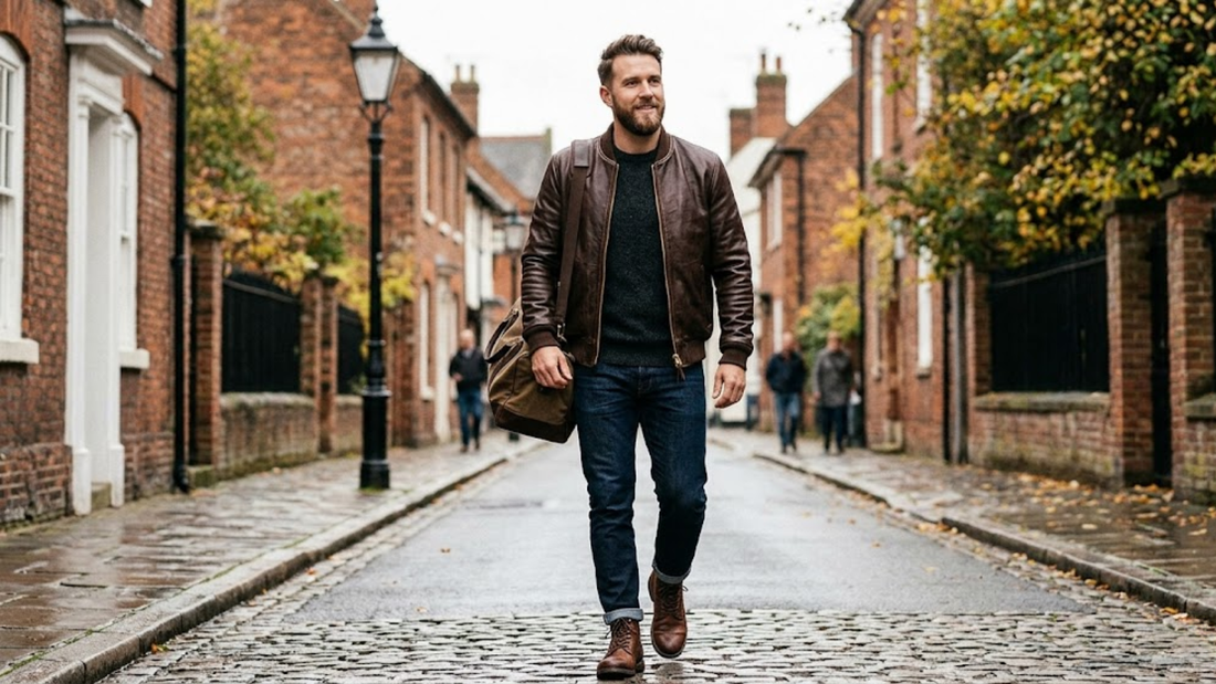 Shop Original Leather Bomber Jackets – Timeless British Outerwear