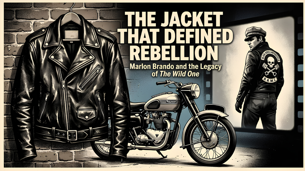 The Brando-Style Biker Jacket: How an Iconic Design Evolved for Modern Riders