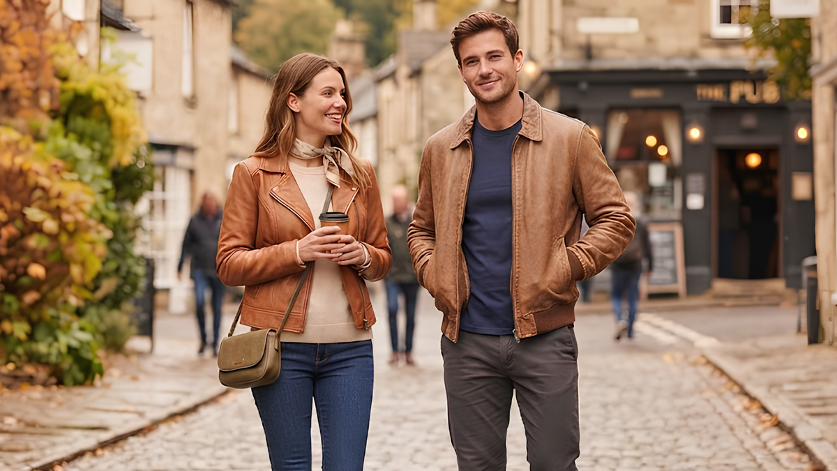 How to style tan leather jackets for casual outings