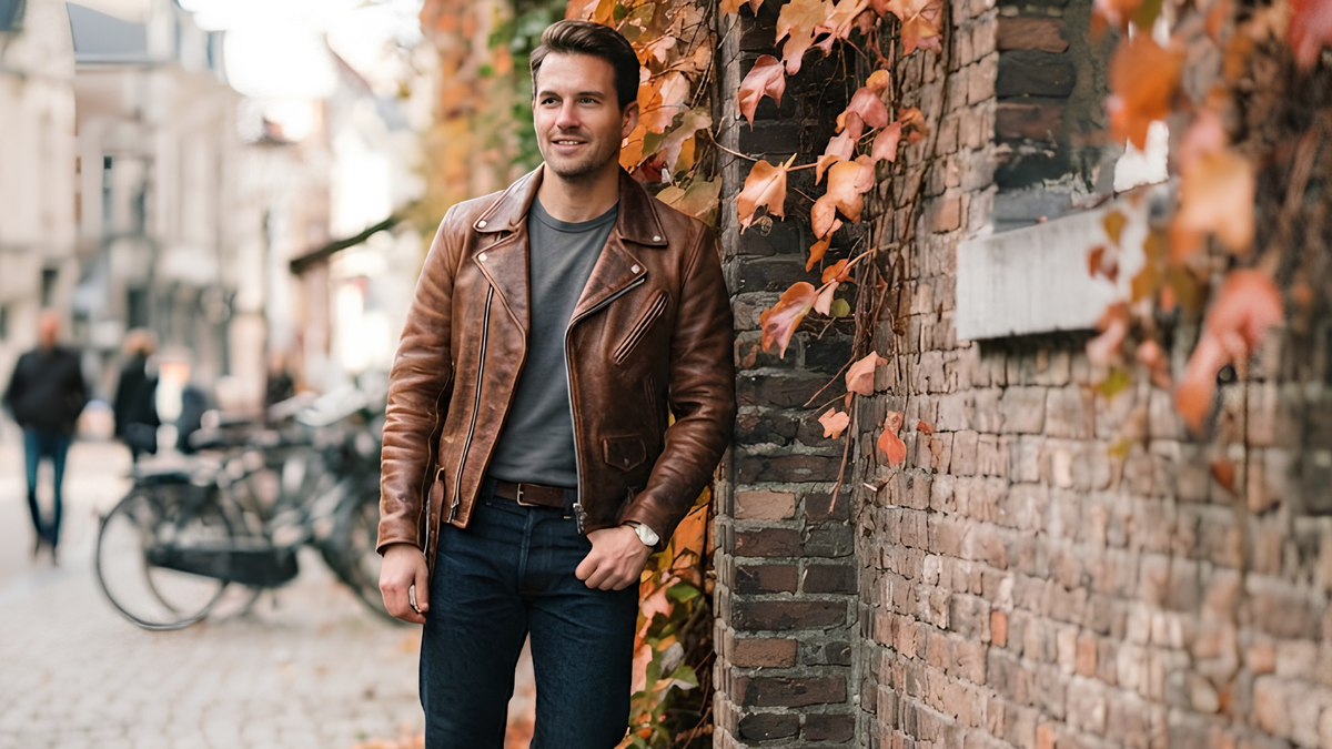Why Is a Vintage Brown Leather Jacket Still Popular?