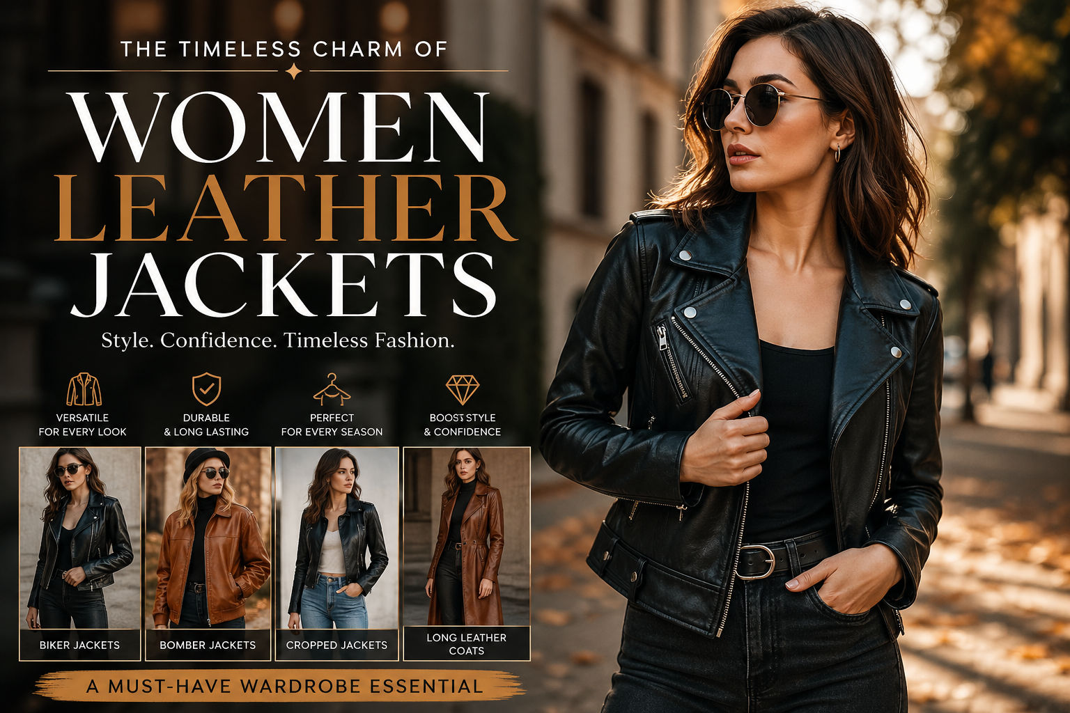 Why Is a Women Leather Jacket a Timeless Fashion Essential?