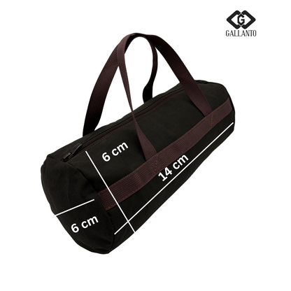 Premium Heavy Duty Canvas Tool Bag-Small Cylindrical Tool Bag