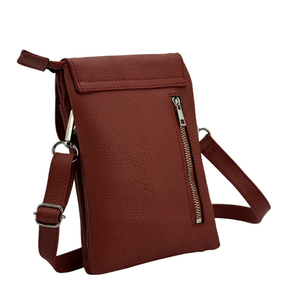 Cross Body Bag Genuine Leather Mini Unisex Shoulder Bag
