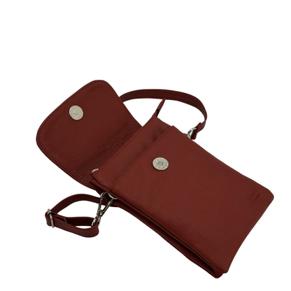 Cross Body Bag Genuine Leather Mini Unisex Shoulder Bag