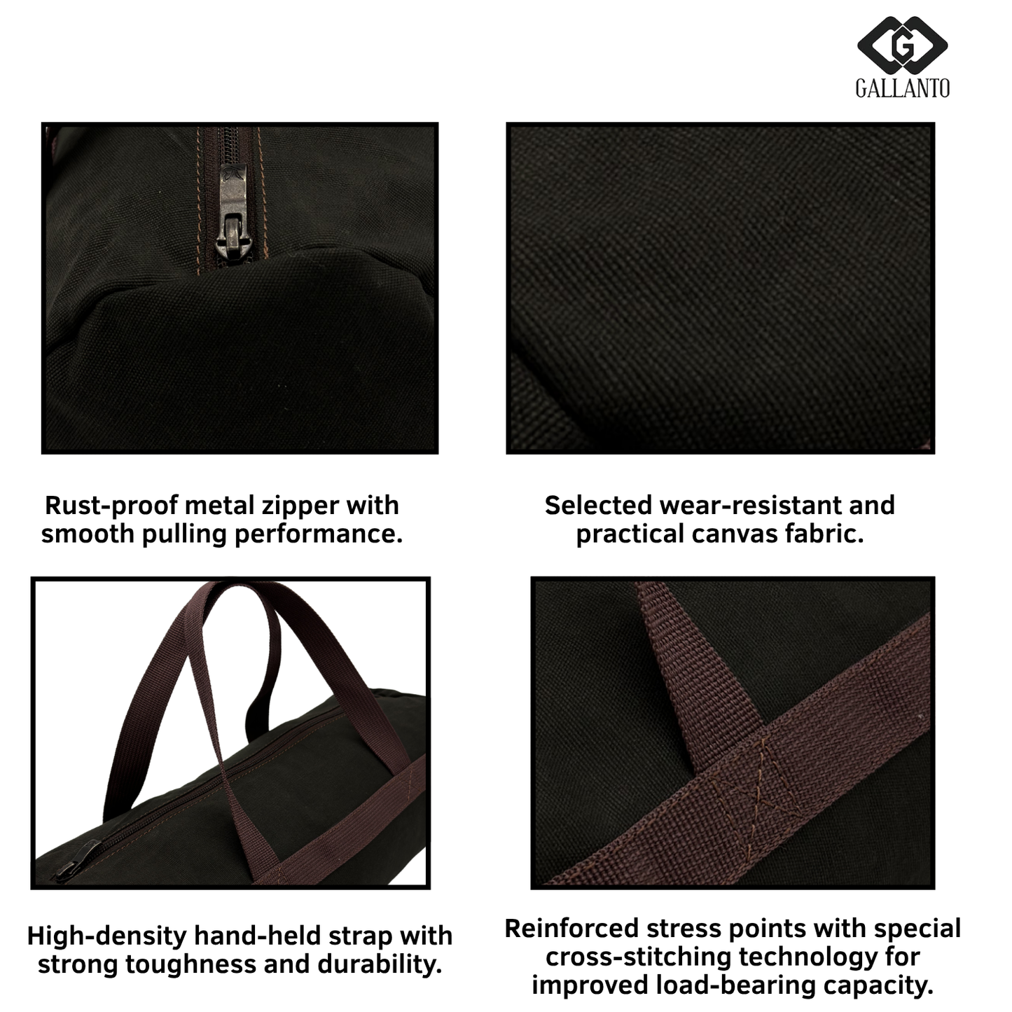 premium heavy duty canvas tool bag-small cylindrical tool bag