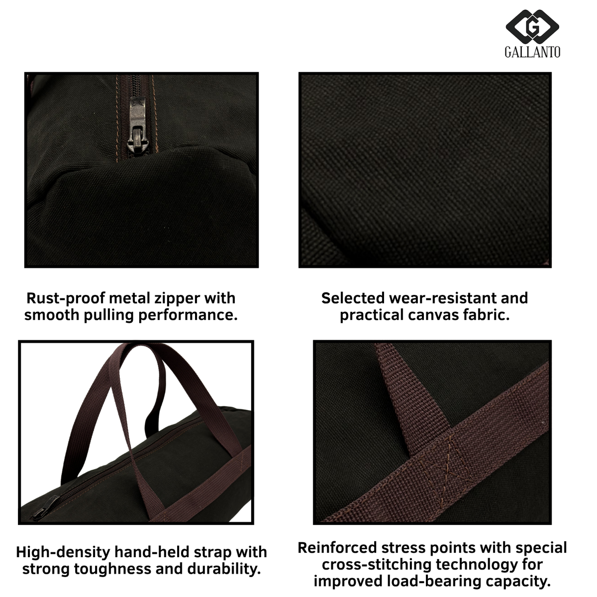 Premium Heavy Duty Canvas Tool Bag-Small Cylindrical Tool Bag