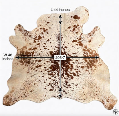 Premium Brown Cowhide Rugs for Elegant Home Décor