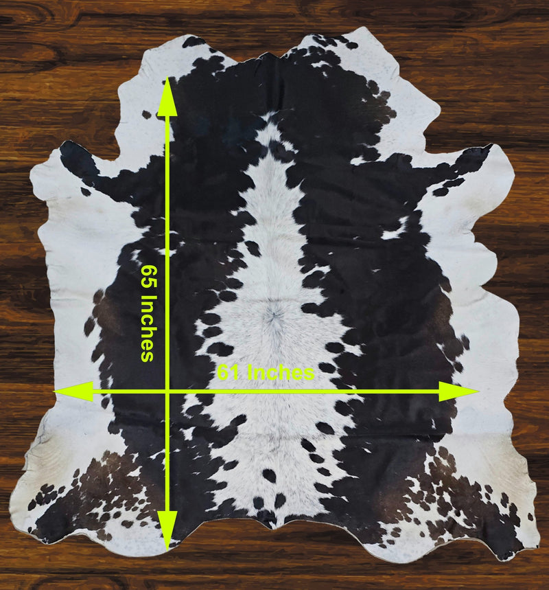 241 - 13 Cow Skin Hair on Hide 100% Pure Cow Hide Large Decorative/Carpet/Rug/Wall Leather - 