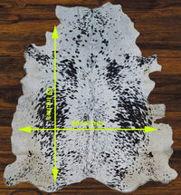 241 - 15 Cow Skin Hair on Hide 100% Pure Cow Hide Large Decorative/Carpet/Rug/Wall Leather - 