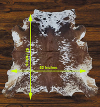 241 - 17 Cow Skin Hair on Hide 100% Pure Cow Hide Large Decorative/Carpet/Rug/Wall Leather - 