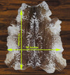 241 - 2 Cow Skin Hair on Hide 100% Pure Cow Hide Large Decorative/Carpet/Rug/Wall Leather - 