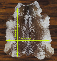 241 - 2 Cow Skin Hair on Hide 100% Pure Cow Hide Large Decorative/Carpet/Rug/Wall Leather - 