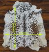 241 - 23 Cow Skin Hair on Hide 100% Pure Cow Hide Large Decorative/Carpet/Rug/Wall Leather - 