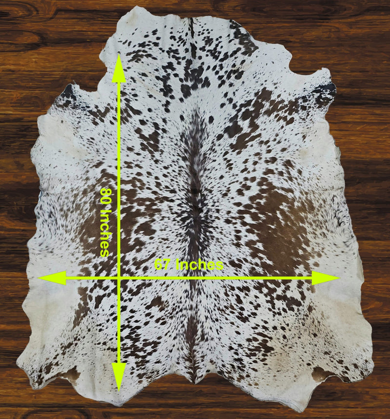 241 - 23 Cow Skin Hair on Hide 100% Pure Cow Hide Large Decorative/Carpet/Rug/Wall Leather - 