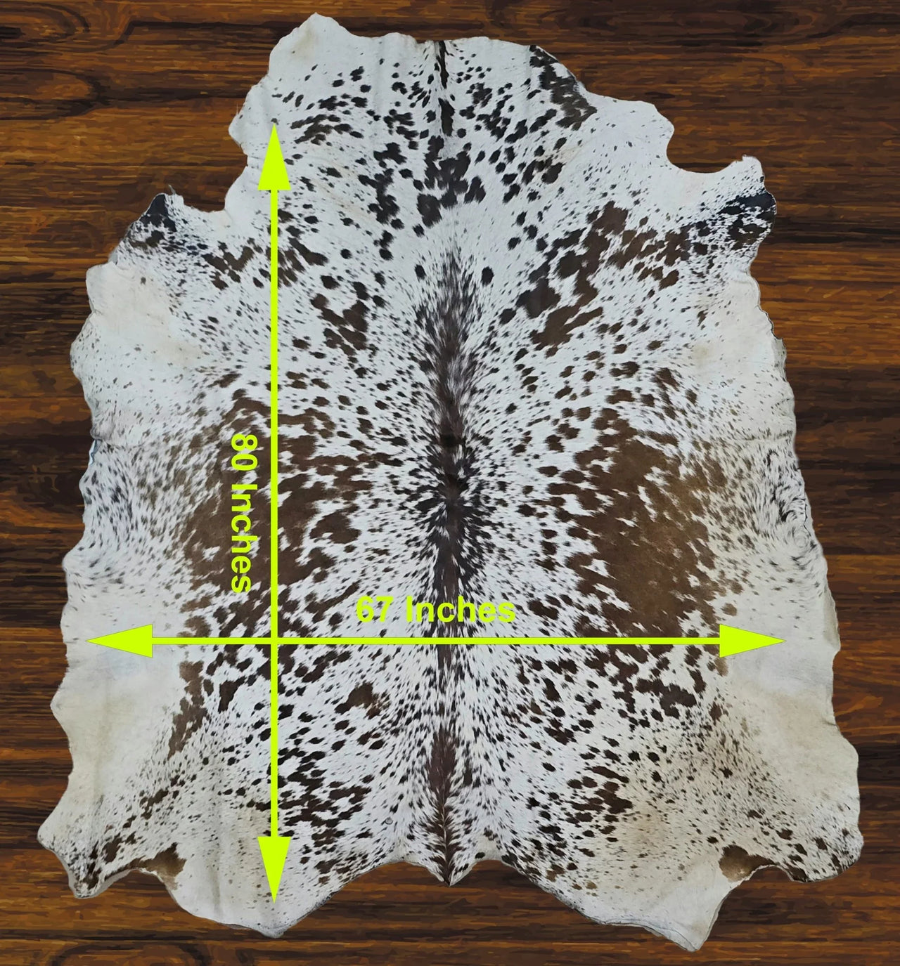 241 - 23 Cow Skin Hair on Hide 100% Pure Cow Hide Large Decorative/Carpet/Rug/Wall Leather - 