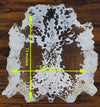 241 - 26 Cow Skin Hair on Hide 100% Pure Cow Hide Large Decorative/Carpet/Rug/Wall Leather - 