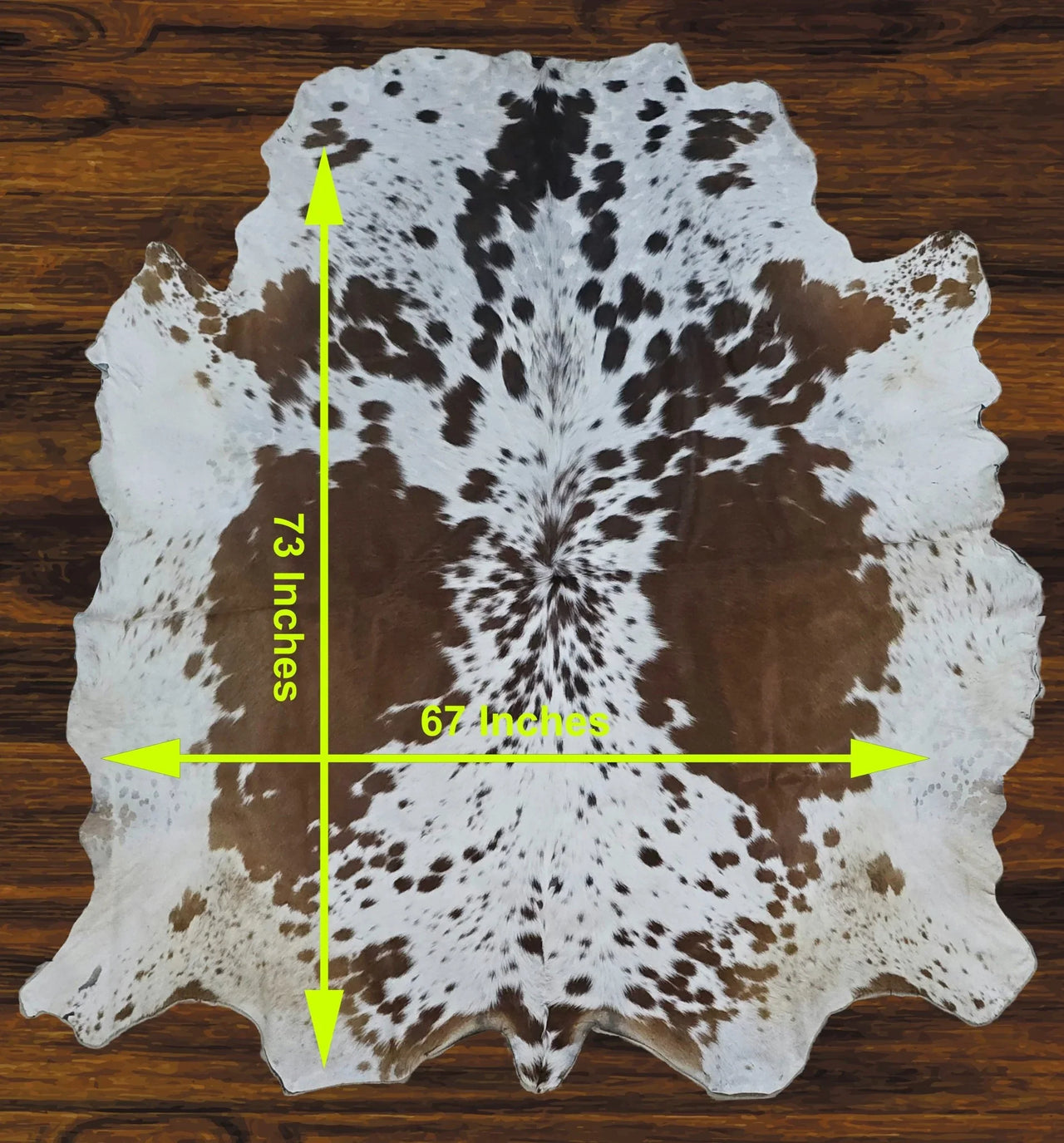 241 - 26 Cow Skin Hair on Hide 100% Pure Cow Hide Large Decorative/Carpet/Rug/Wall Leather - 