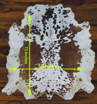 241 - 26 Cow Skin Hair on Hide 100% Pure Cow Hide Large Decorative/Carpet/Rug/Wall Leather - 
