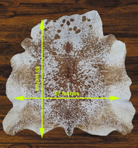241 - 28 Cow Skin Hair on Hide 100% Pure Cow Hide Large Decorative/Carpet/Rug/Wall Leather - 
