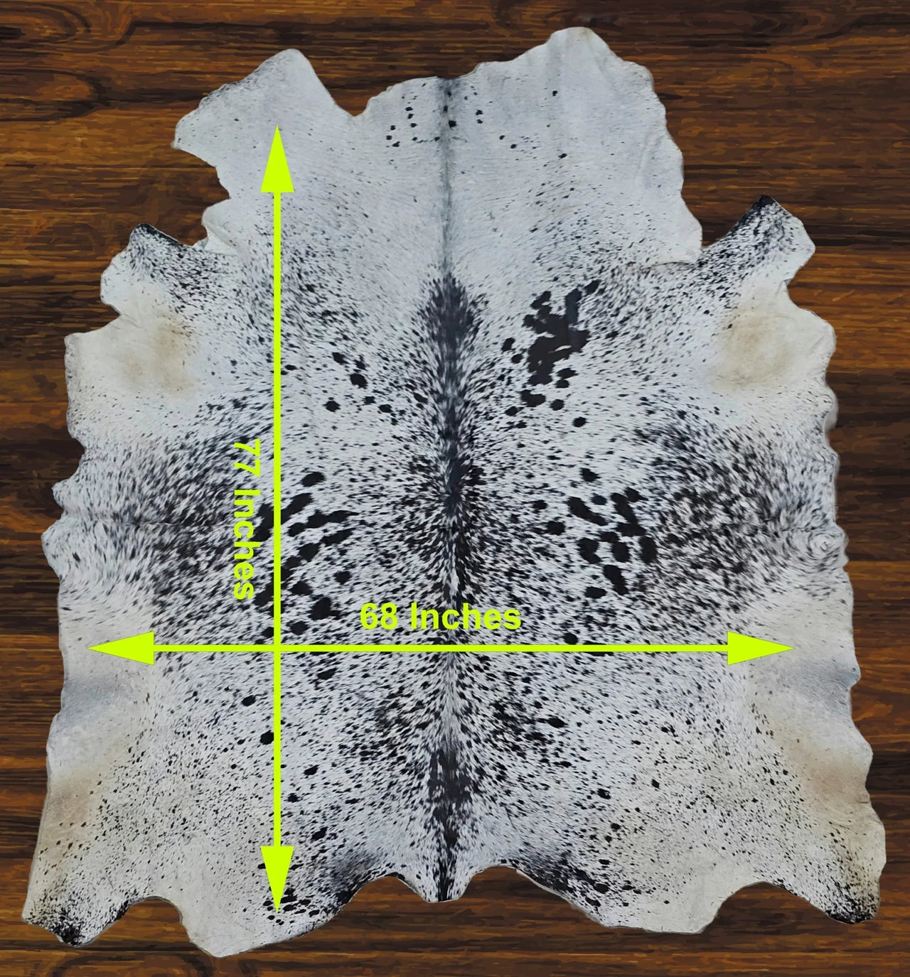 241 - 29 Cow Skin Hair on Hide 100% Pure Cow Hide Large Decorative/Carpet/Rug/Wall Leather - 