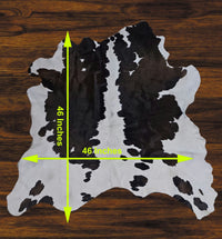 241 - 3 Cow Skin Hair on Hide 100% Pure Cow Hide Large Decorative/Carpet/Rug/Wall Leather - 