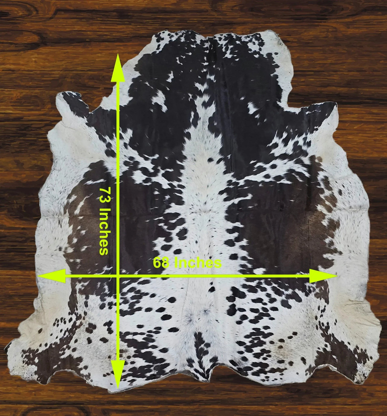 241 - 31 Cow Skin Hair on Hide 100% Pure Cow Hide Large Decorative/Carpet/Rug/Wall Leather - 