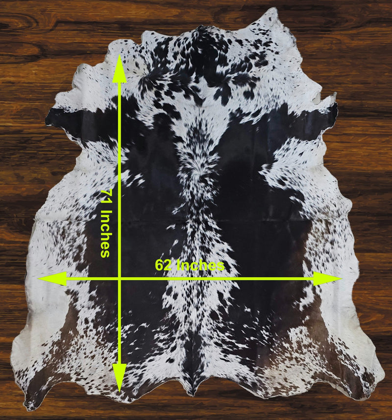 241 - 7 Cow Skin Hair on Hide 100% Pure Cow Hide Large Decorative/Carpet/Rug/Wall Leather - 