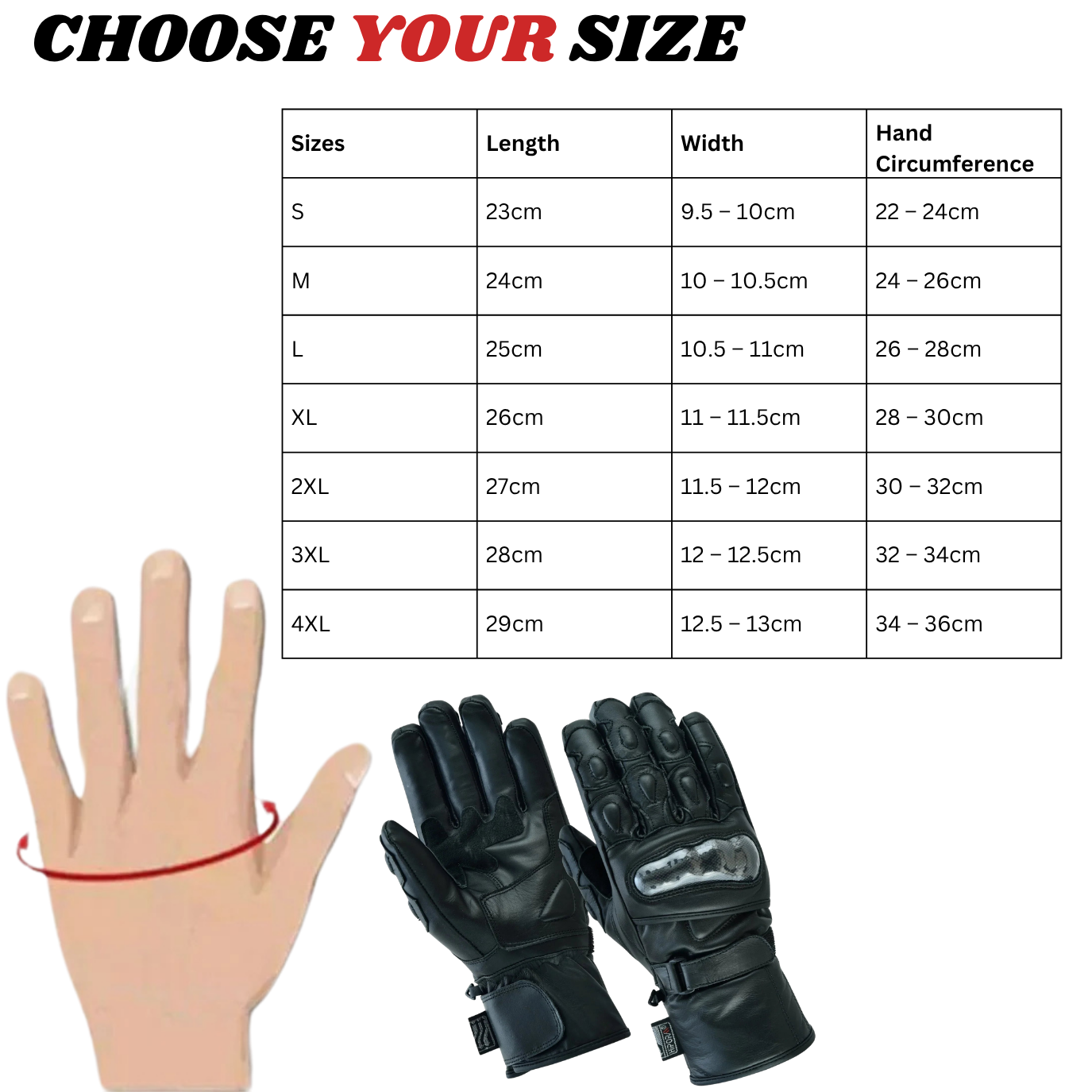 mens motorcycle gloves – gallanto armoured thinsulate leather winter