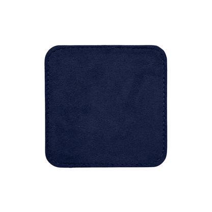 4 Pack Original Leather Coasters Set with Holder – 4 Inch Round Drink Mats - 