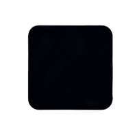 4 Pack Original Leather Coasters Set with Holder – 4 Inch Round Drink Mats - 