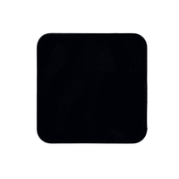 4 Pack Original Leather Coasters Set with Holder – 4 Inch Round Drink Mats - 